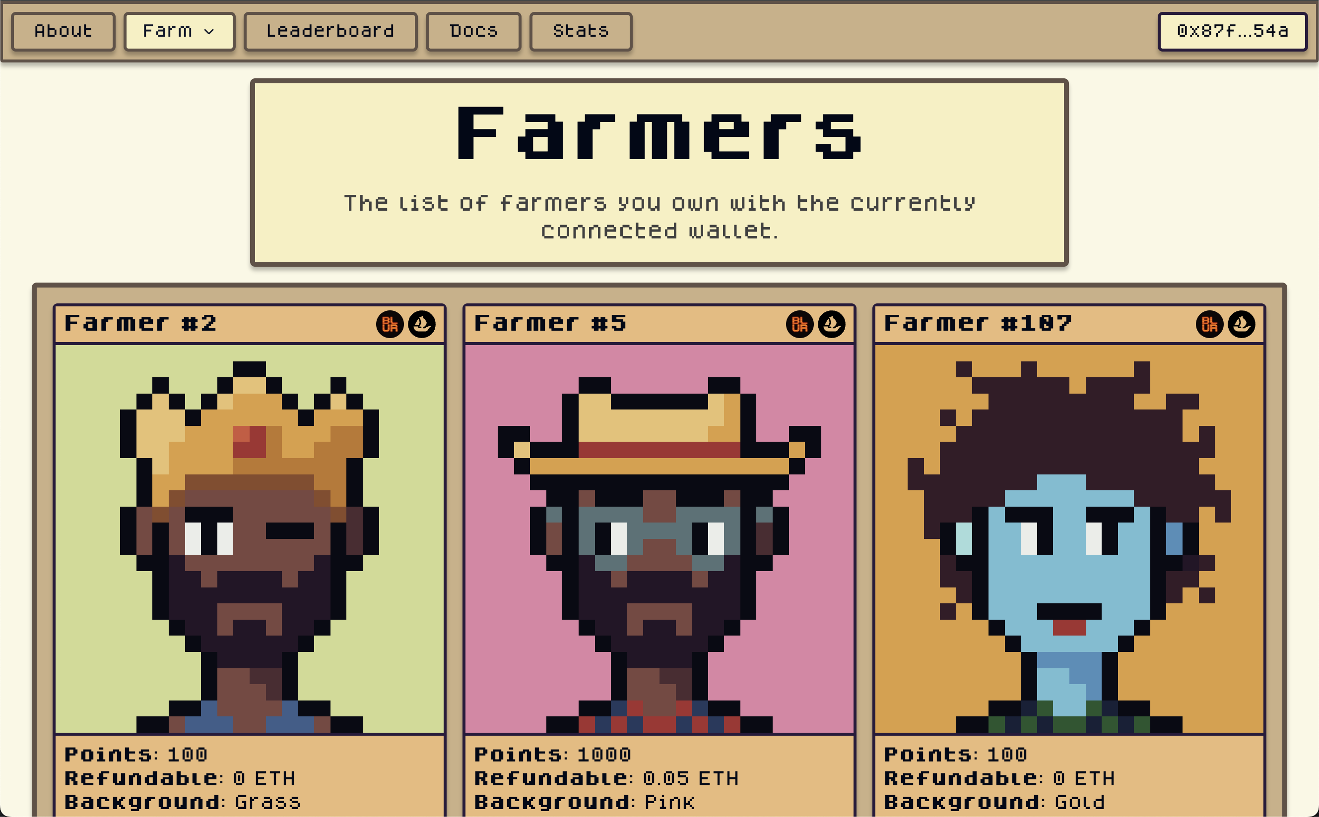 farmers tab screenshot